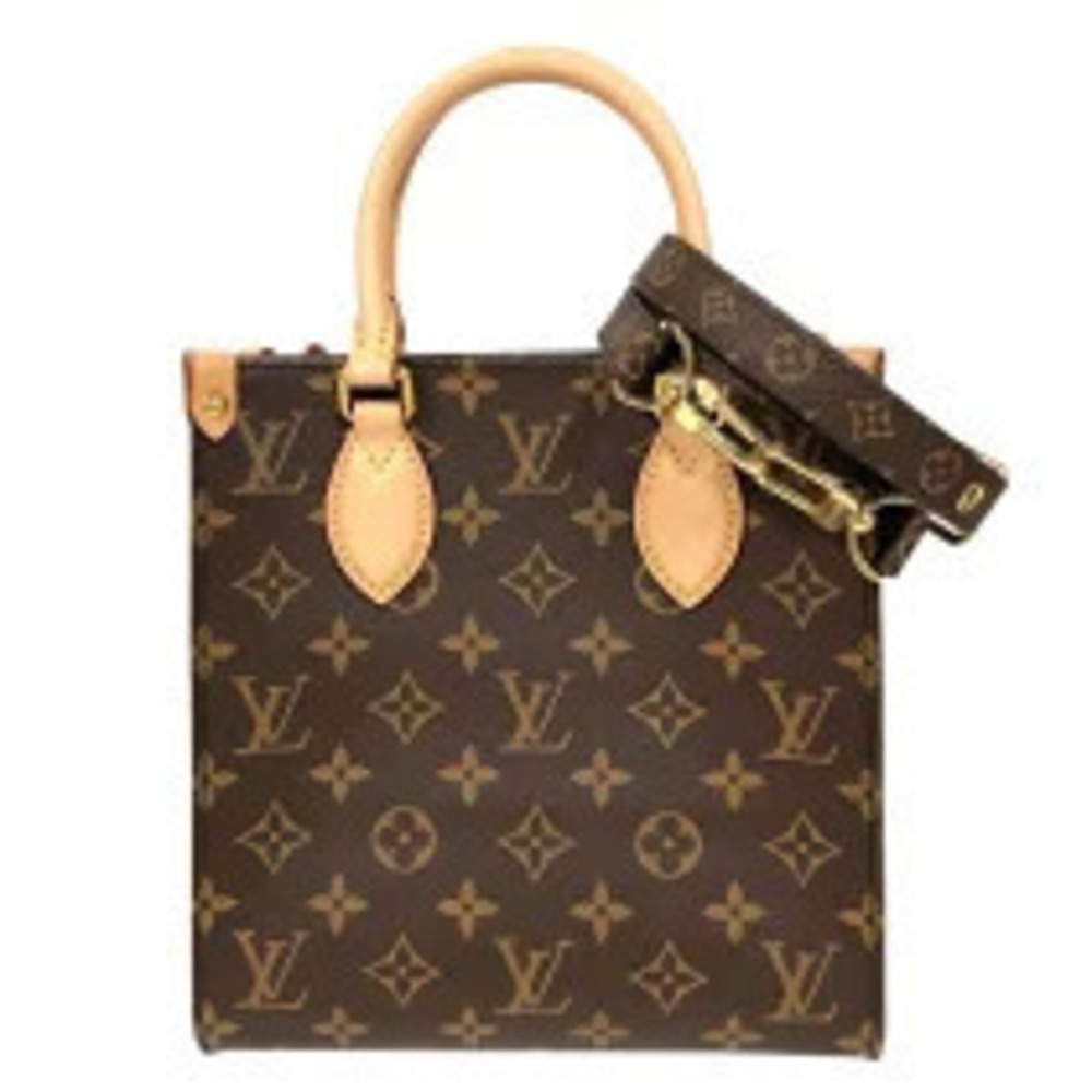 Louis Vuitton Sac Plat Brown Monogram Shoulder Bag